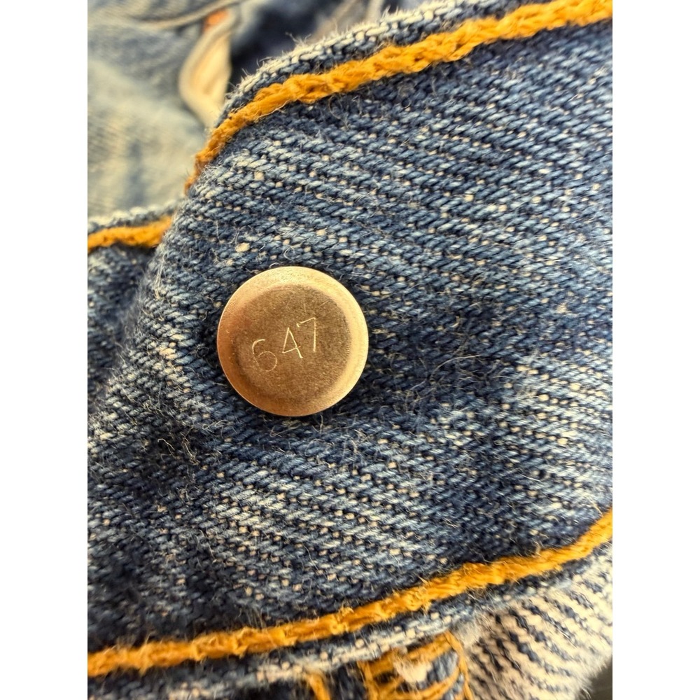 Vintage Levi's 501 XX Jeans 40x30 Made in Mexico 2002 Light Wash Button Fly USA - Picture 4 of 12